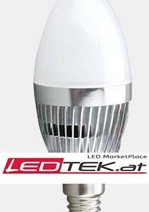 4W E14-LED-Lampe Kerze Warmweiß
