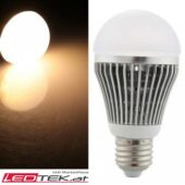 7W E27-LED-Lampe Warmweiss