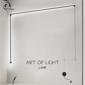 Minimalistischen Linear LED Wand Lampe L50/100/150cm Lange Streifen Freies Kombination Kunst Wand Leuchte Wohnzimmer Hintergrund dekorative Licht