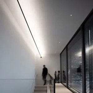 Moderne schwarz weiß lineare Wandlampe Skyline Wandleuchte Hintergrund LED Bar Streifen Wohnzimmer Schlafzimmer, Badezimmer Küche, Esszimmer, Büro, Bar, Café