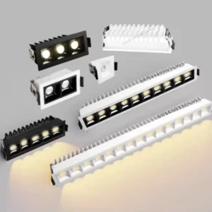 LED Down light Spotlight Druckguss 2 w4w6w10w20w30w Himmel Laterne Cob Grid Lampe Decken leuchte Wohnzimmer Innen beleuchtung Glühbirne